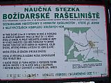 Původní informační panel NS Božídarské rašeliniště.