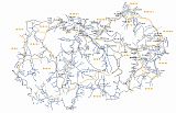Mapa Šumava - Kvildské pláně - sever, Javornická a Svojšská hornatina